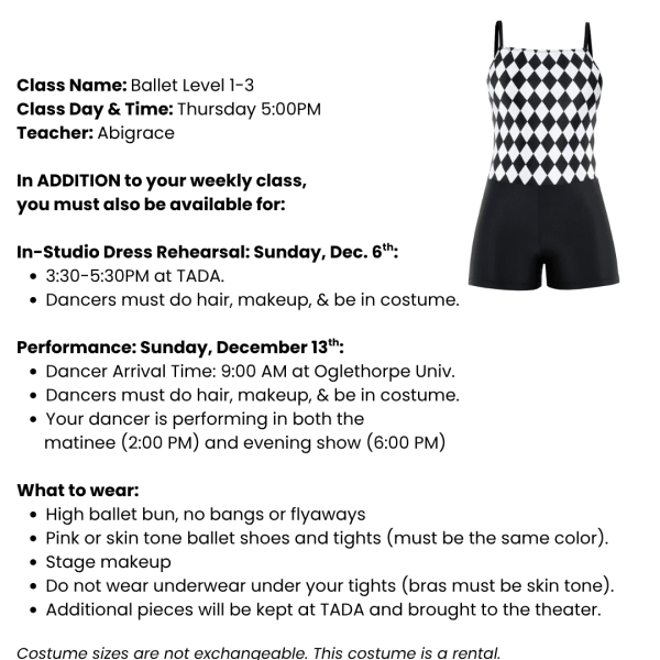 Ballet THURS 1-3 Costume Tag Template Ages 10+ (2)